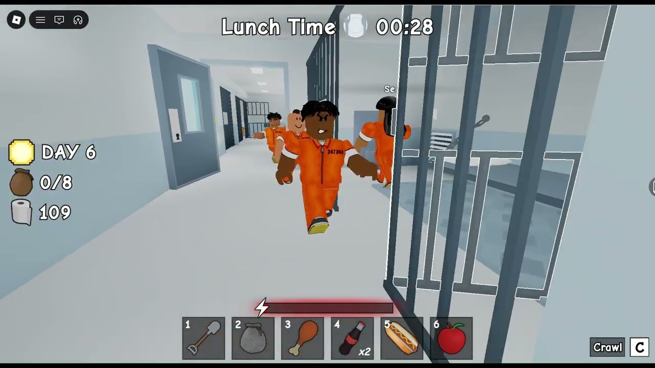 Dig out of jail in Roblox Part2