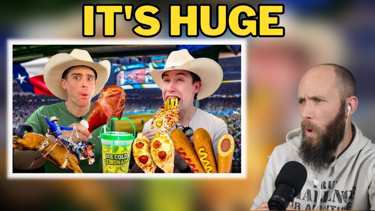 South African Reacts to Brits try everything at the Texas Rodeo