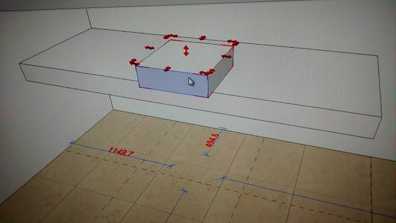 Como fazer buracos na parede/geometria no Promob Part 02