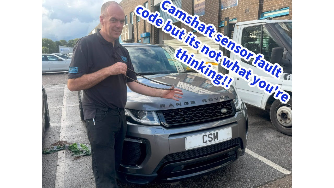 Range Rover Evoque с сохраненным кодом диапазона/рабочих характеристик цепи датчика положения рас...