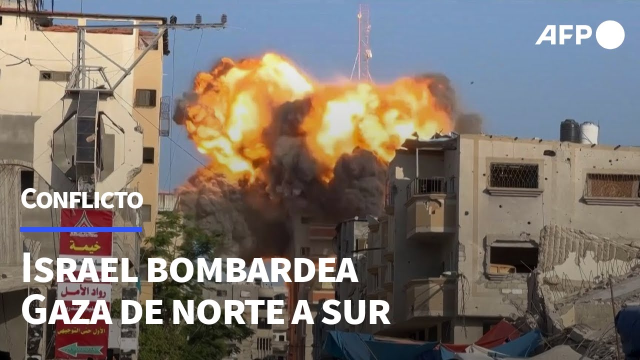 Israel bombardea Gaza de norte a sur | AFP