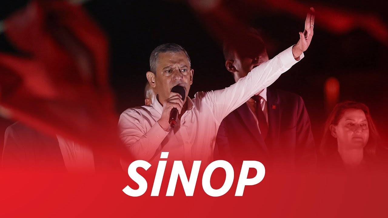 CHP GENEL BAŞKANI ÖZGÜR ÖZEL SİNOP’TA - MİLLET İRADESİNE SAHİP ÇIKIYOR MİTİNGİ 31/08/2025