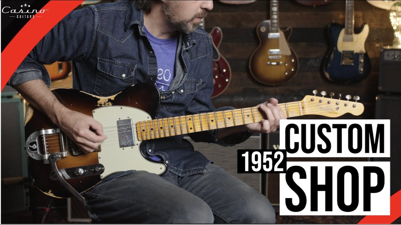 Fender Custom Shop LTD 1952 Telecaster CuNiFe Blackguard Heavy Relic in Wide Fade 2 tone Sunburst