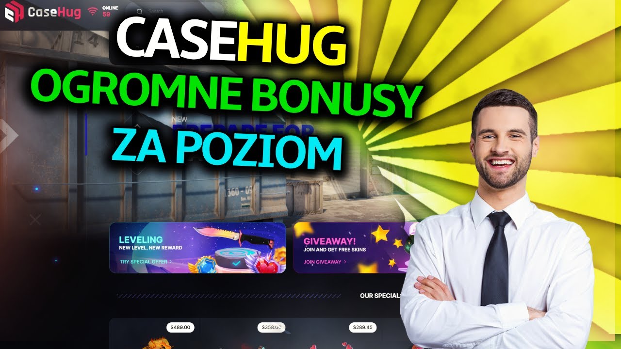 🔥 OGROMNE BONUSY ZA POZIOM! ZA DARMO?! 🔥 CASEHUG