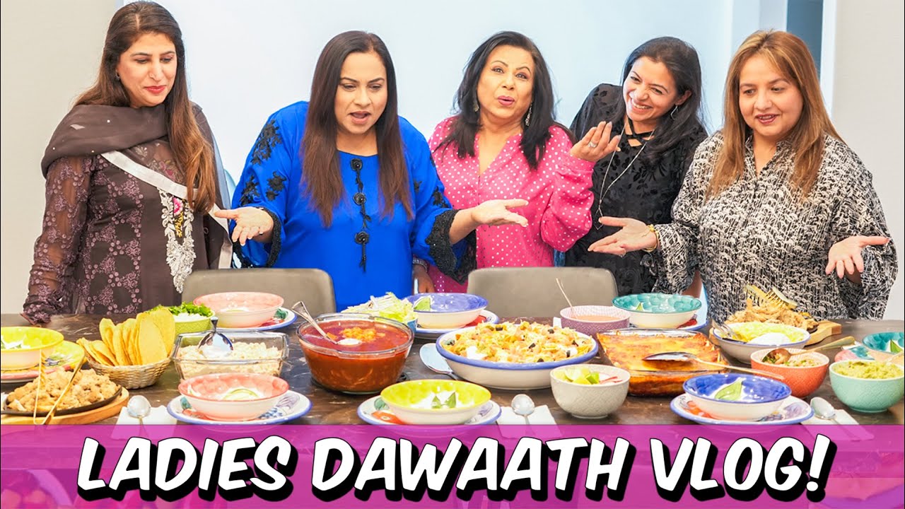 Ladies Ki Dawaath! Platting, Dish Out, and Assembly! Outdoor Desserts and Gift Giving VLOG  - RKK