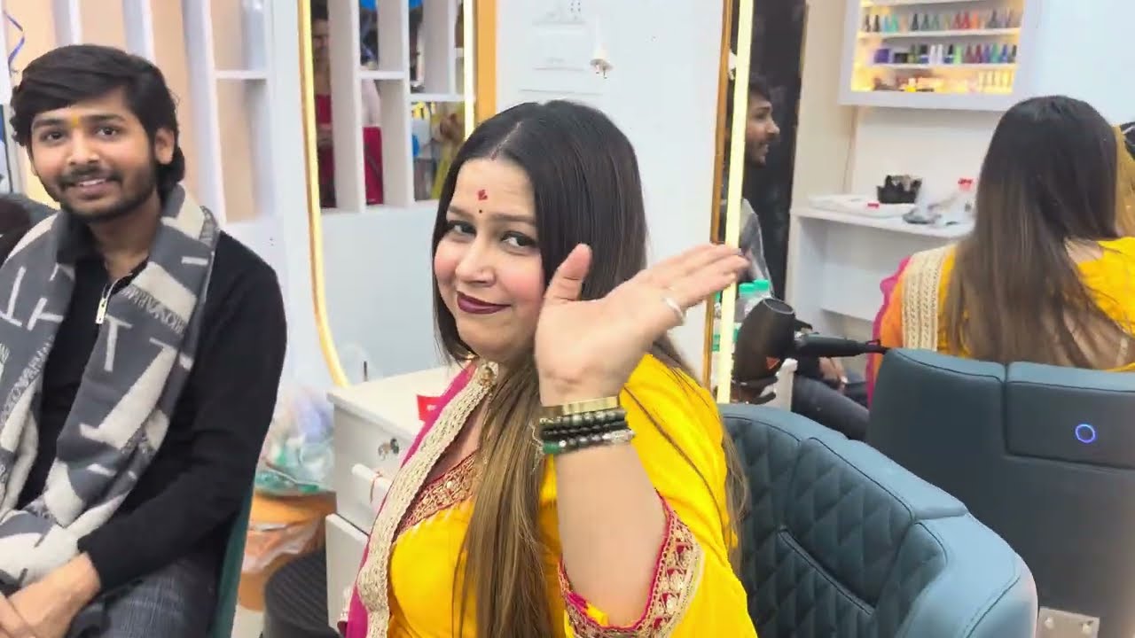 Inauguration blush by Ashish salon greater noida ❤️🤗