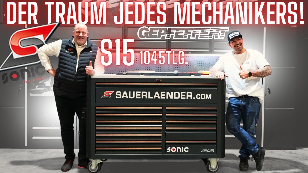Der TRAUM eines JEDEN MECHANIKERS! / Sauerl&auml;nder SONIC S15 Werkstattwagen (1045tlg.)