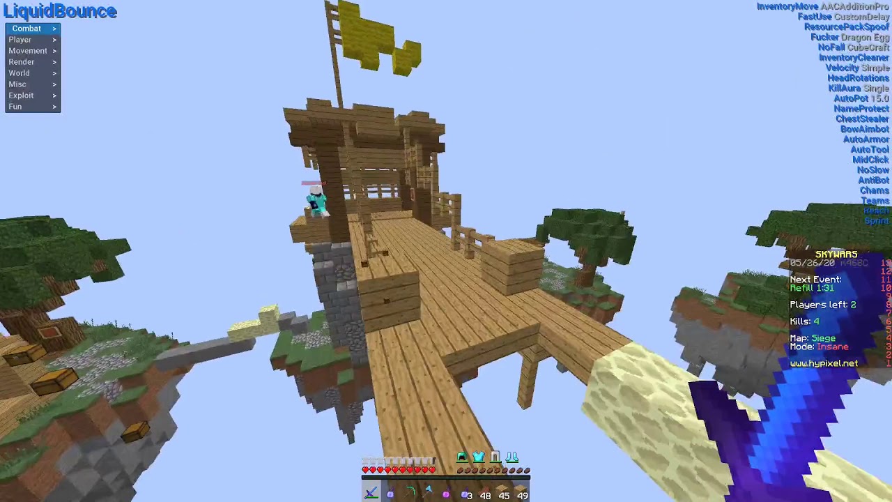 Hacking on Hypixel with LiquidBounce [10 Minutes]