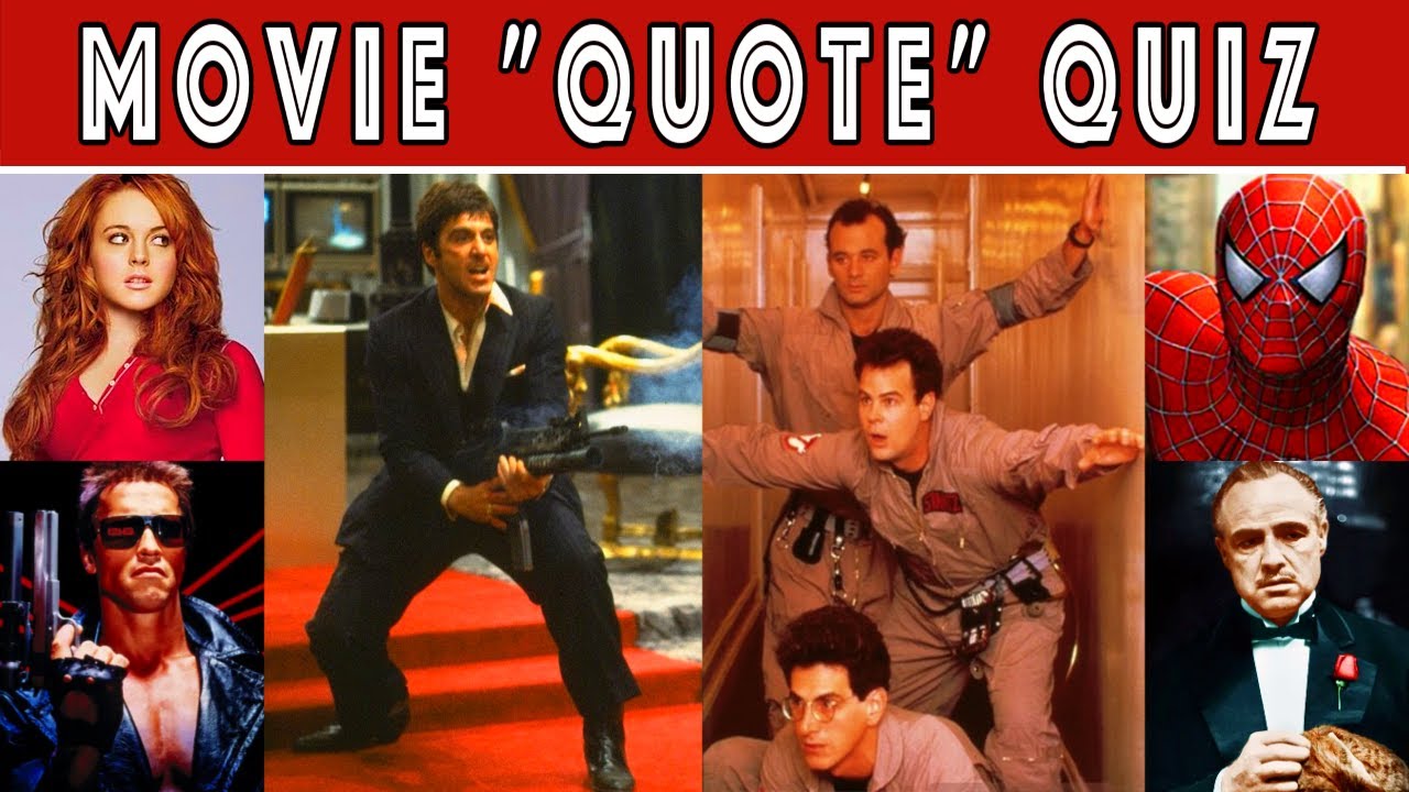 Test Your Movie Quote Knowledge (Classic Edition)