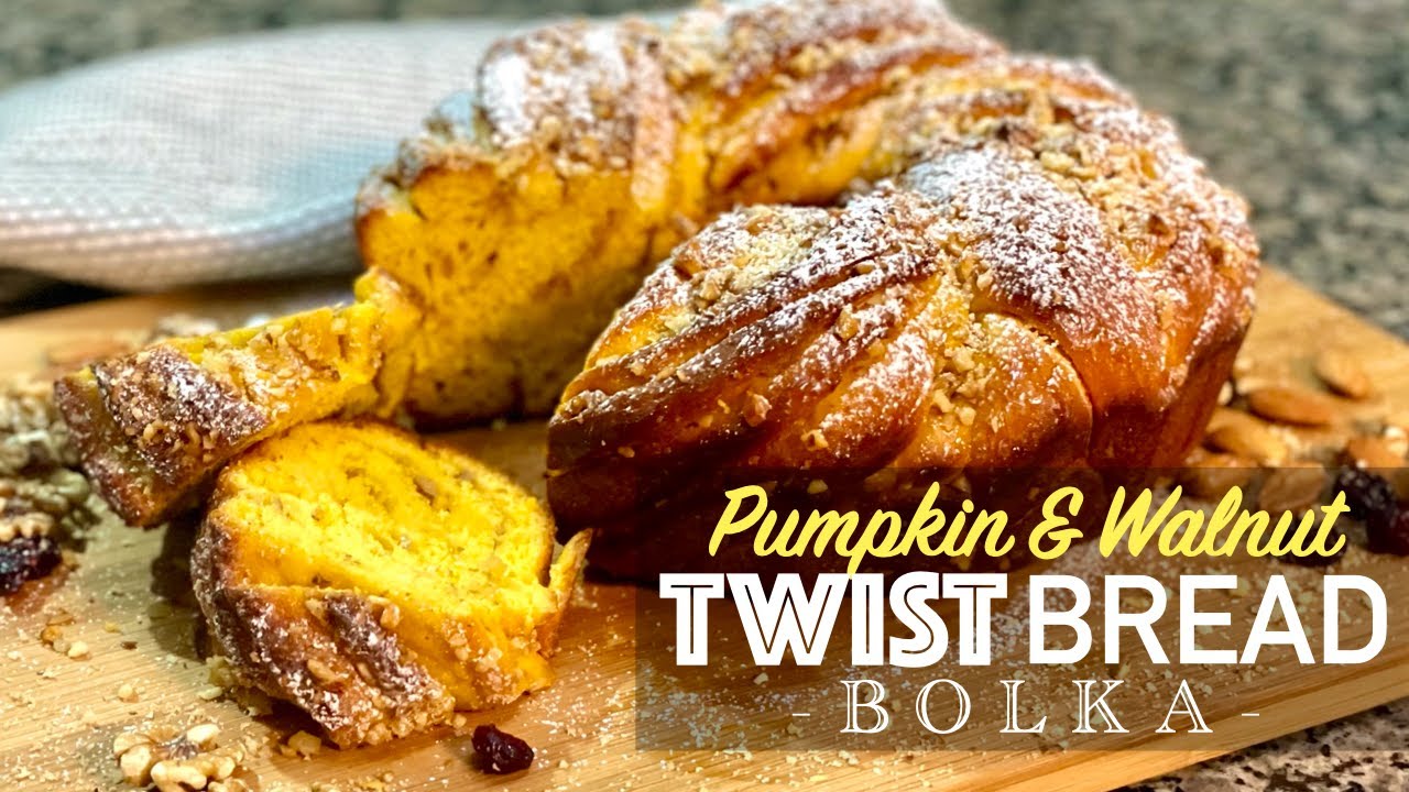 How to Make Beautiful Twist Bread | Pumpkin & Walnut | Bolka