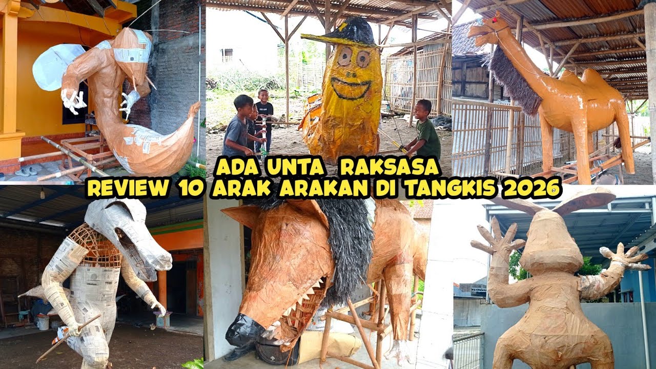 UNTA RAKSASA❗Review 10 Arak Arakan Takbir Keliling Tangkis Guntur 2026