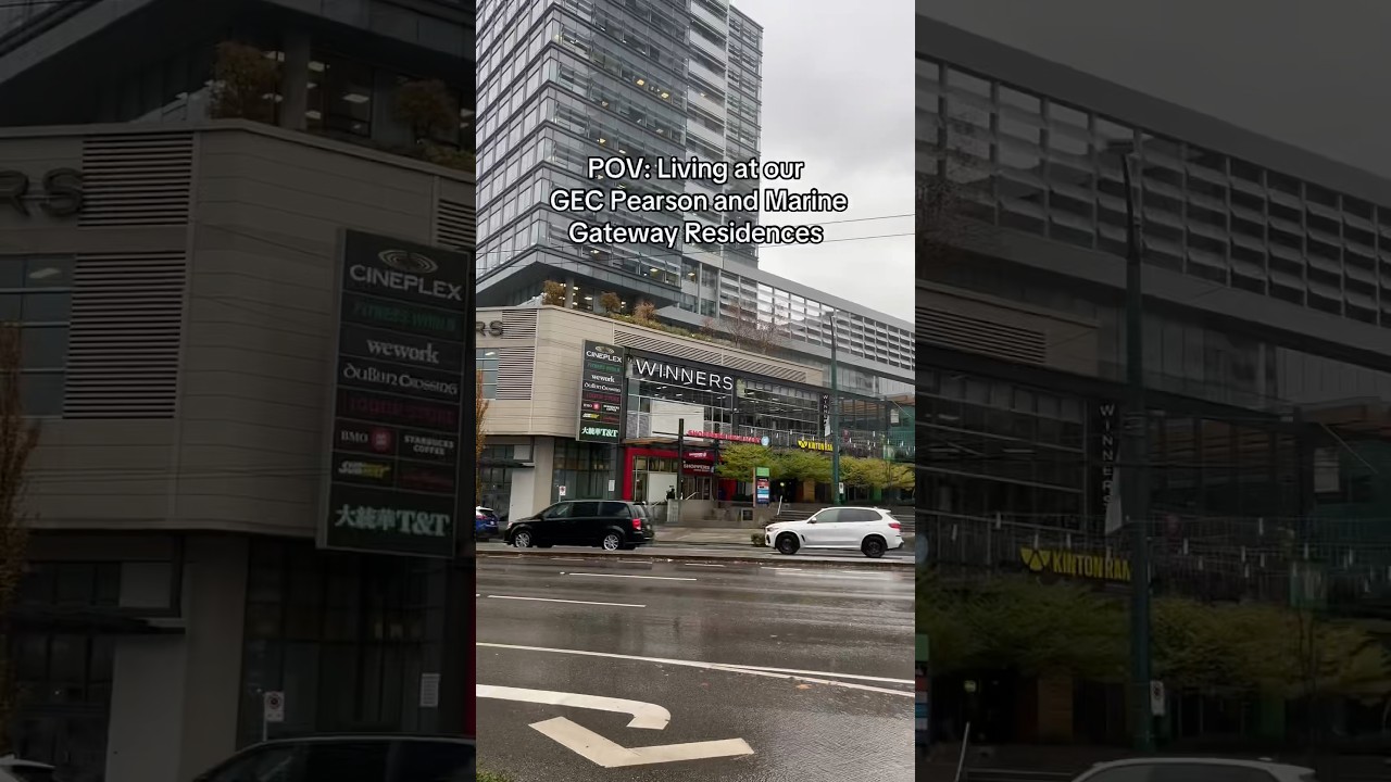Marine Gateway Neighborhood Tour #vancouver #studenthousing #marinegateway #university #studentlife
