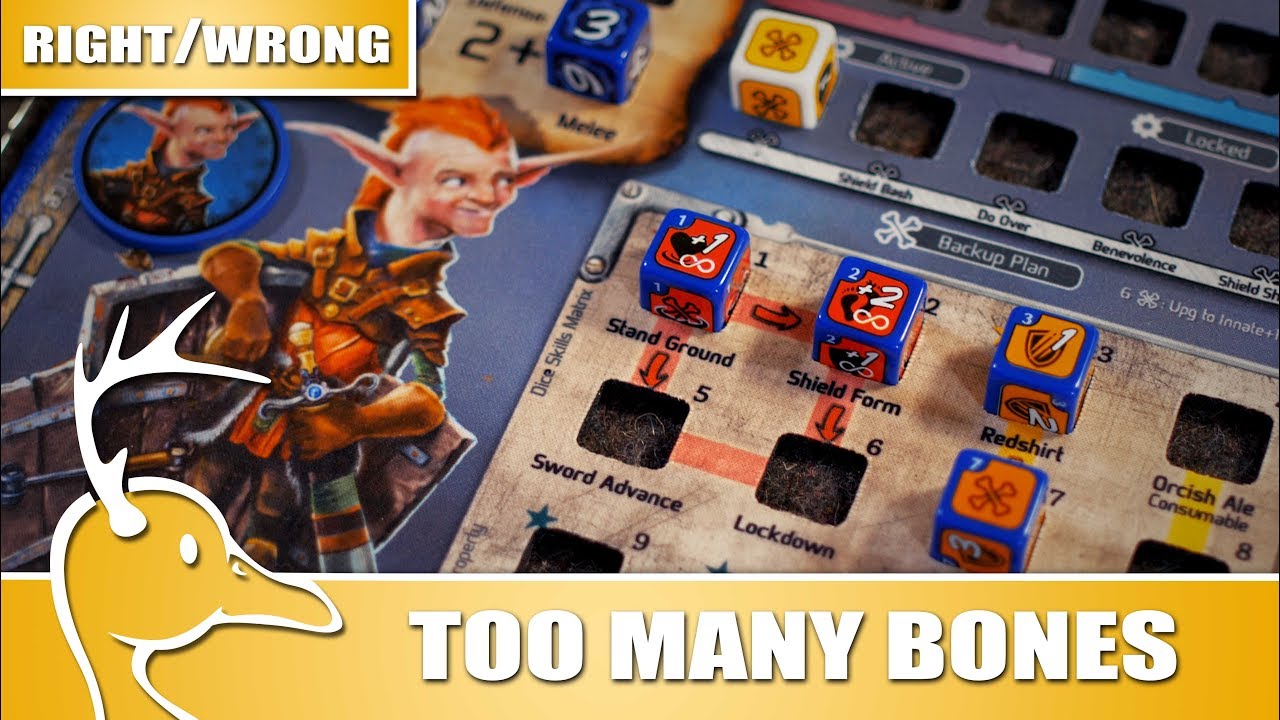 Too Many Bones - Right for you / Wrong for you - (Quackalope - Board Game)