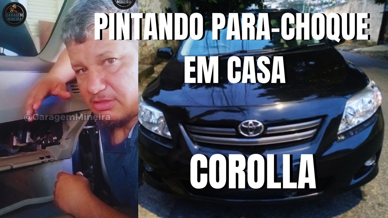👀 Pintei o Parachoque do Corolla em Casa – Veja o Resultado!