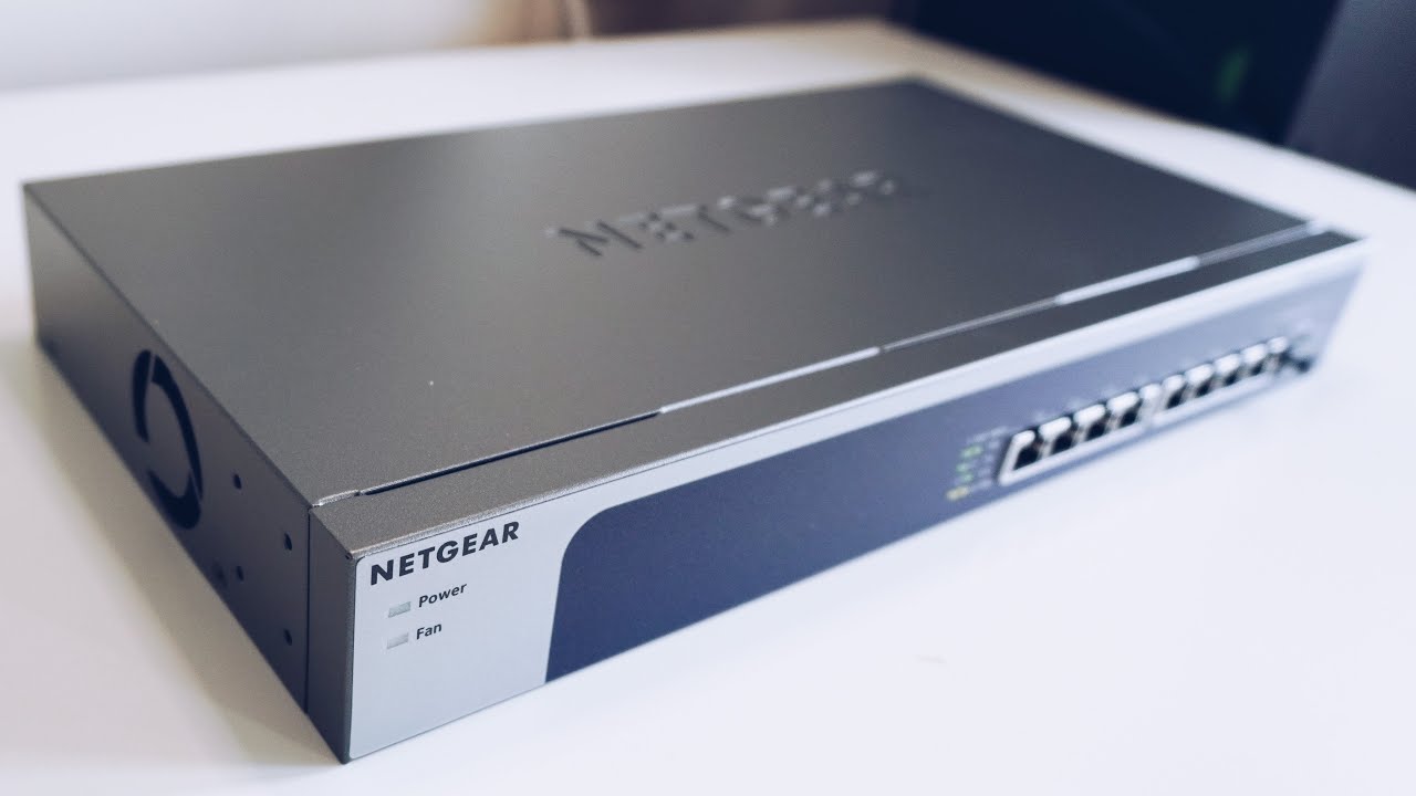 Netgear 10GB Ethernet switch XS508M - unboxing and review