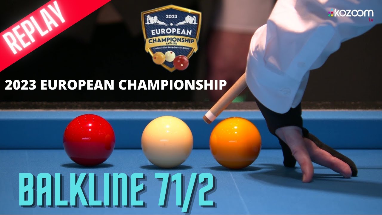 European Championship Antalya 2023 - BALKLINE 71/2 NIESSEN vs VAN SILFHIOUT