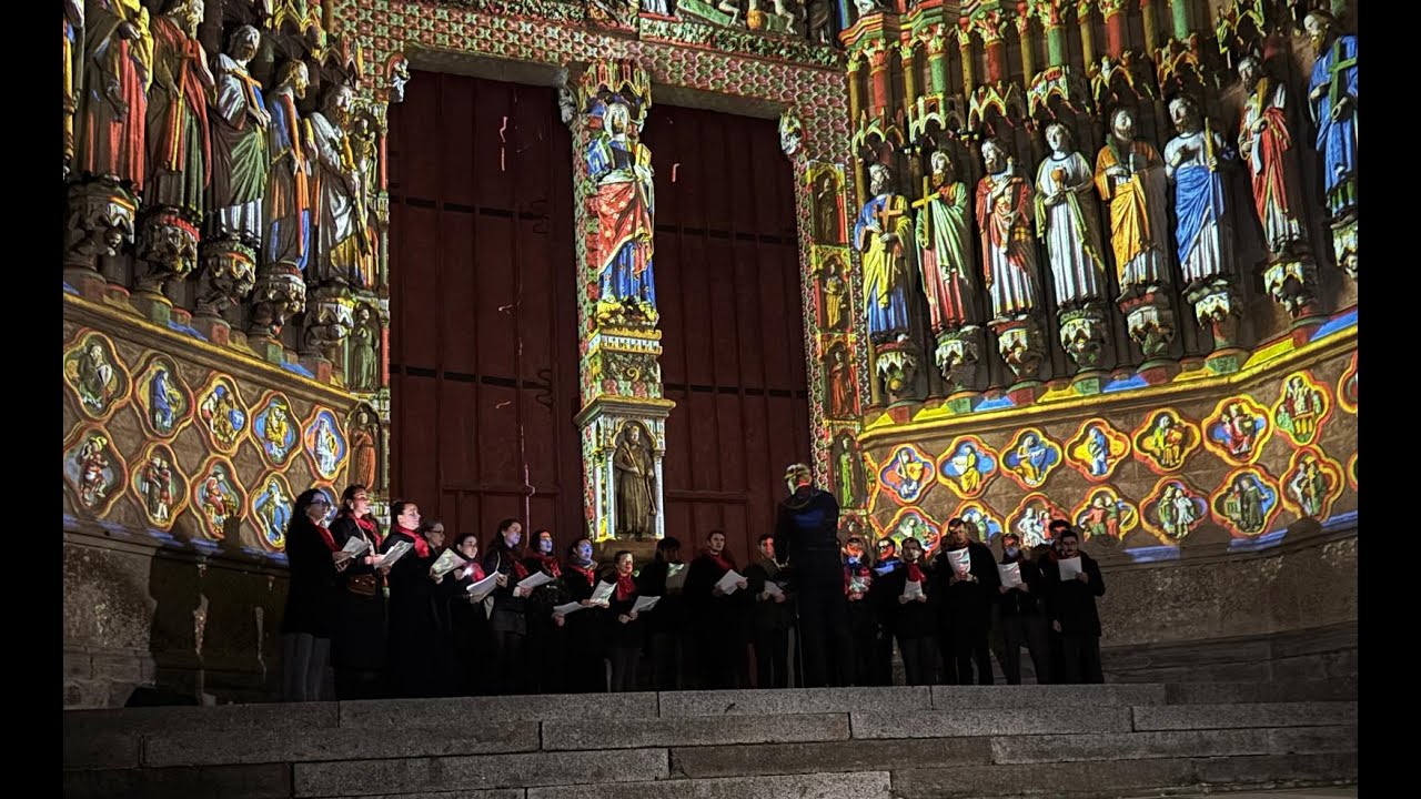 Concert de Noël - Choeur Chantez-Leu (parvis Notre-Dame d'Amiens)