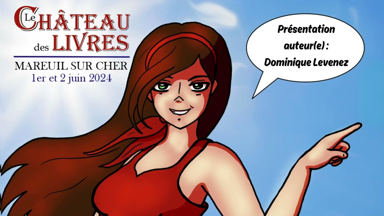 Pr&eacute;sentation auteur(e) : Dominique Levenez #salondulivre   #auteurs #mareuilsurcher