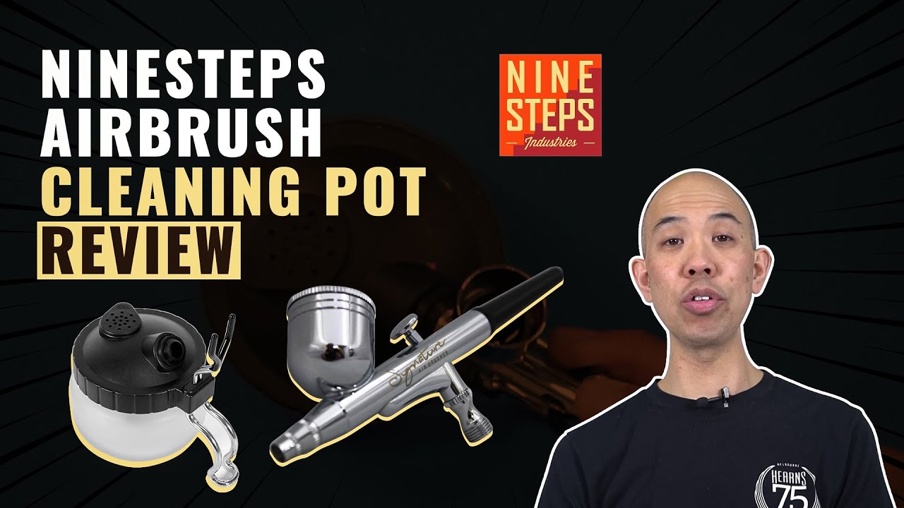 A Closer Look at the Ninesteps Airbrush Cleaning Pot | 