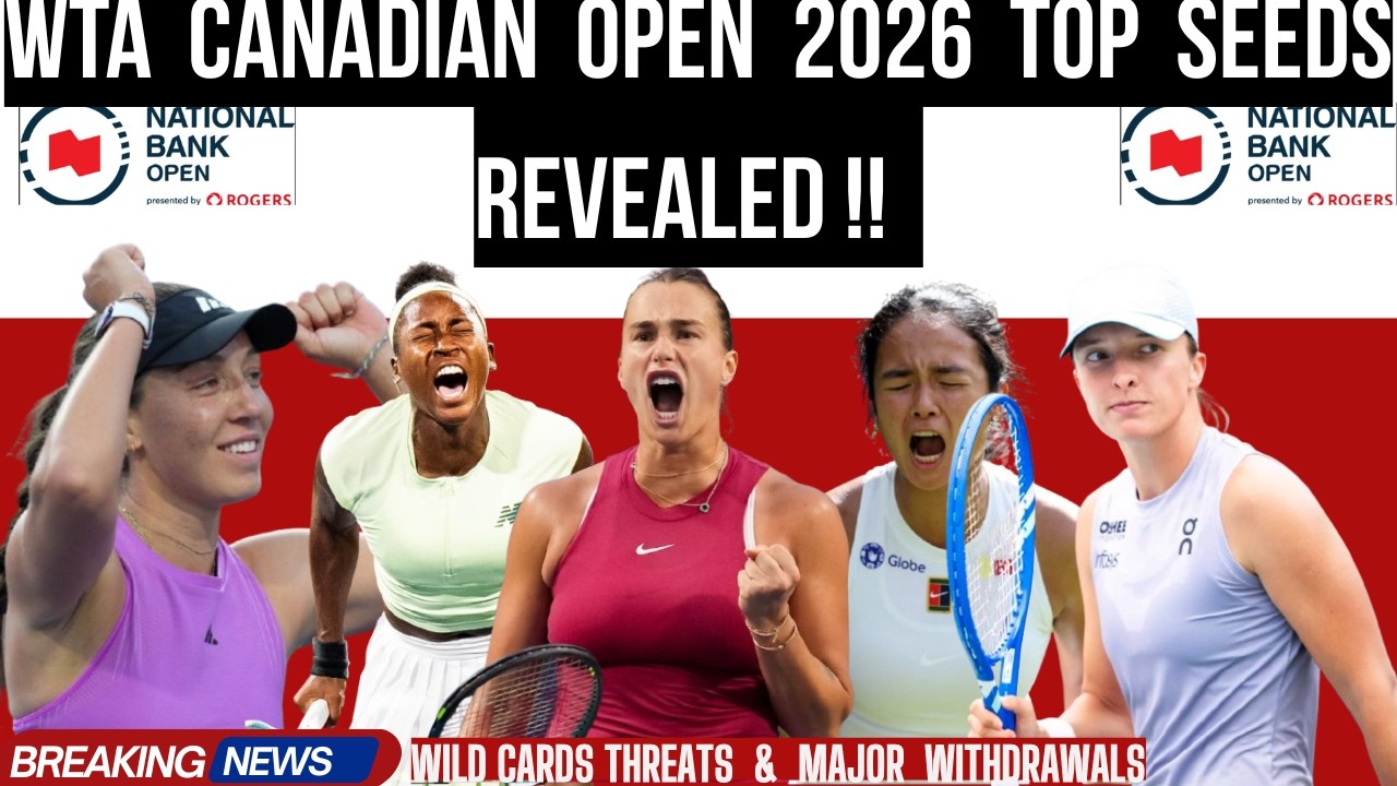 ШОК на Открытом чемпионате Канады WTA 2026! Подтверждены wild card, первые номера посева и отказы...