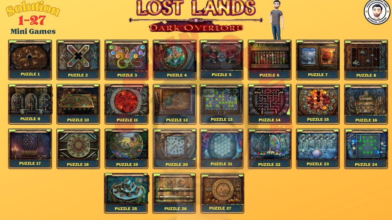 Lost Lands 1 Mini Games All Puzzles #lostlands1 #puzzlegame