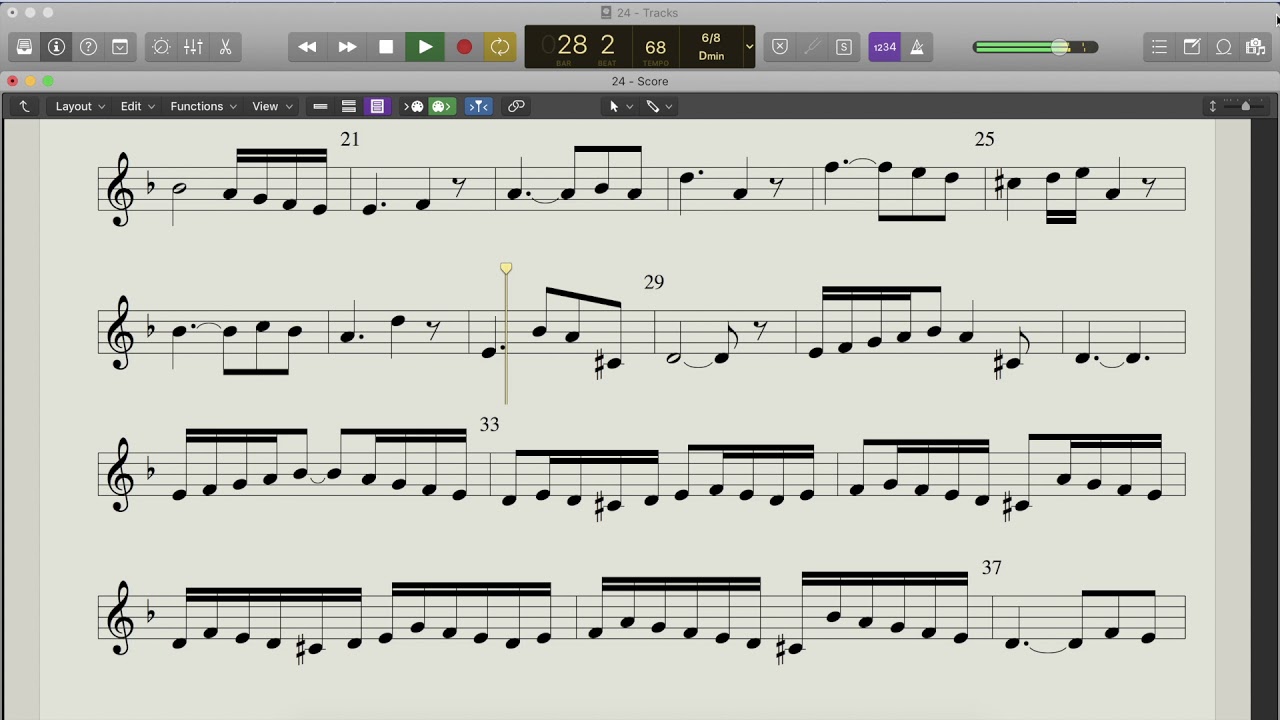 Lavignac 2A - 24. Solfej (Düzenleme, Arranged)