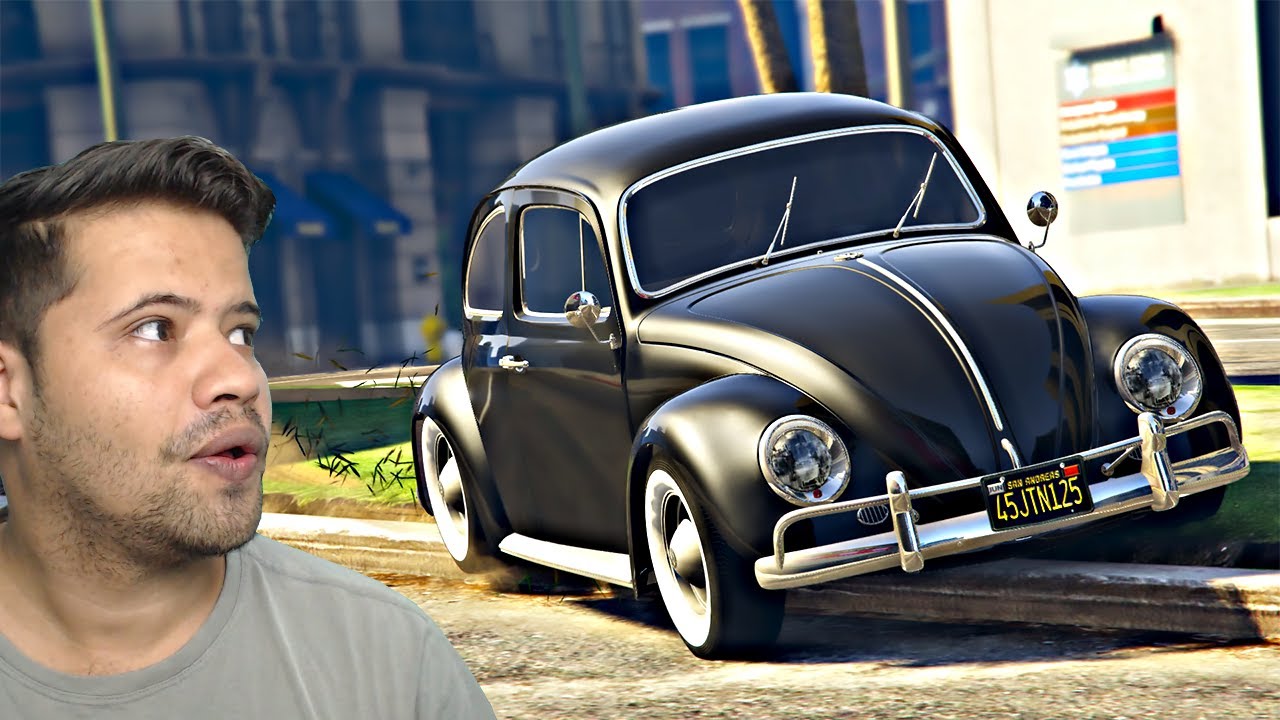 FUGA MAIS LINDA DE TODAS COM FUSCÃO PRETO - GTA V Mod