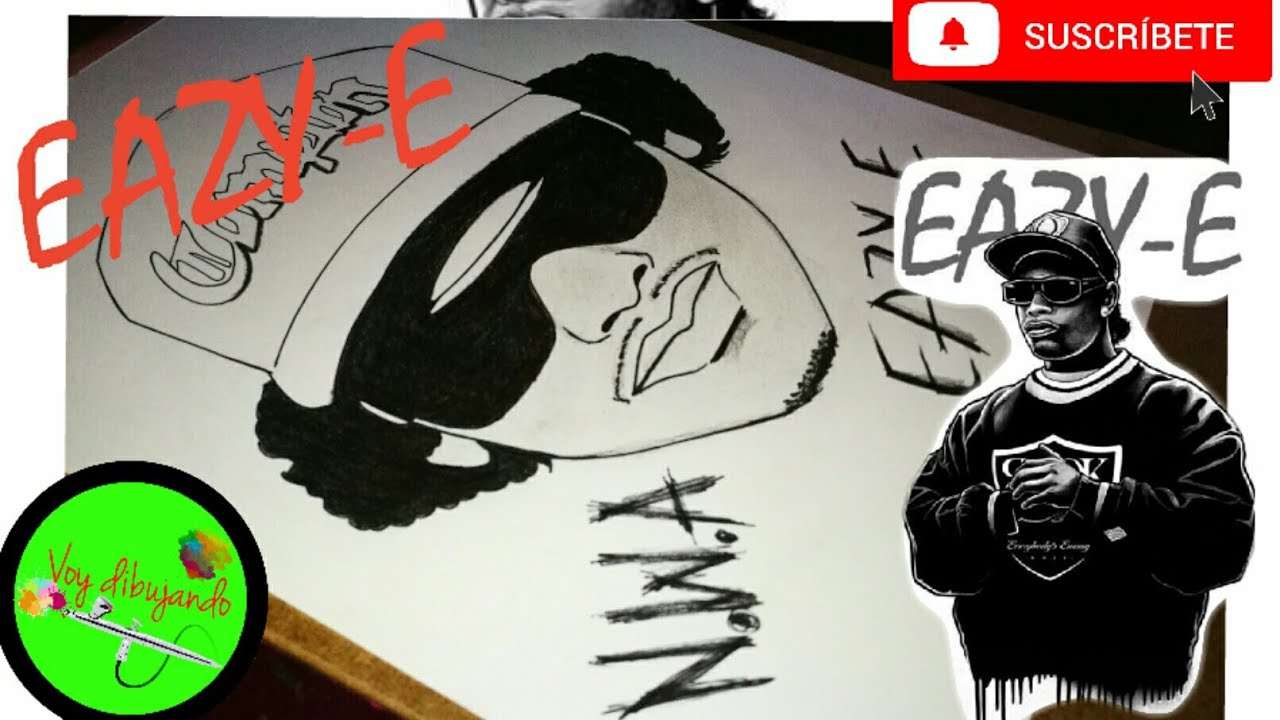 EAZY- E 😎StraightOuttaComptom🤘❤WestSide💥BOYZ N THE HOOD🤘PENCIL PORTRAIT/PENCILSKETCH