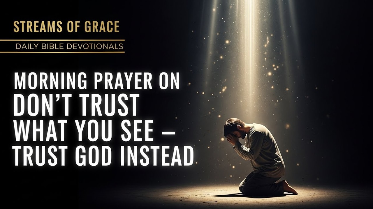 Morning Prayer on Don’t Trust What You See — Trust God Instead”