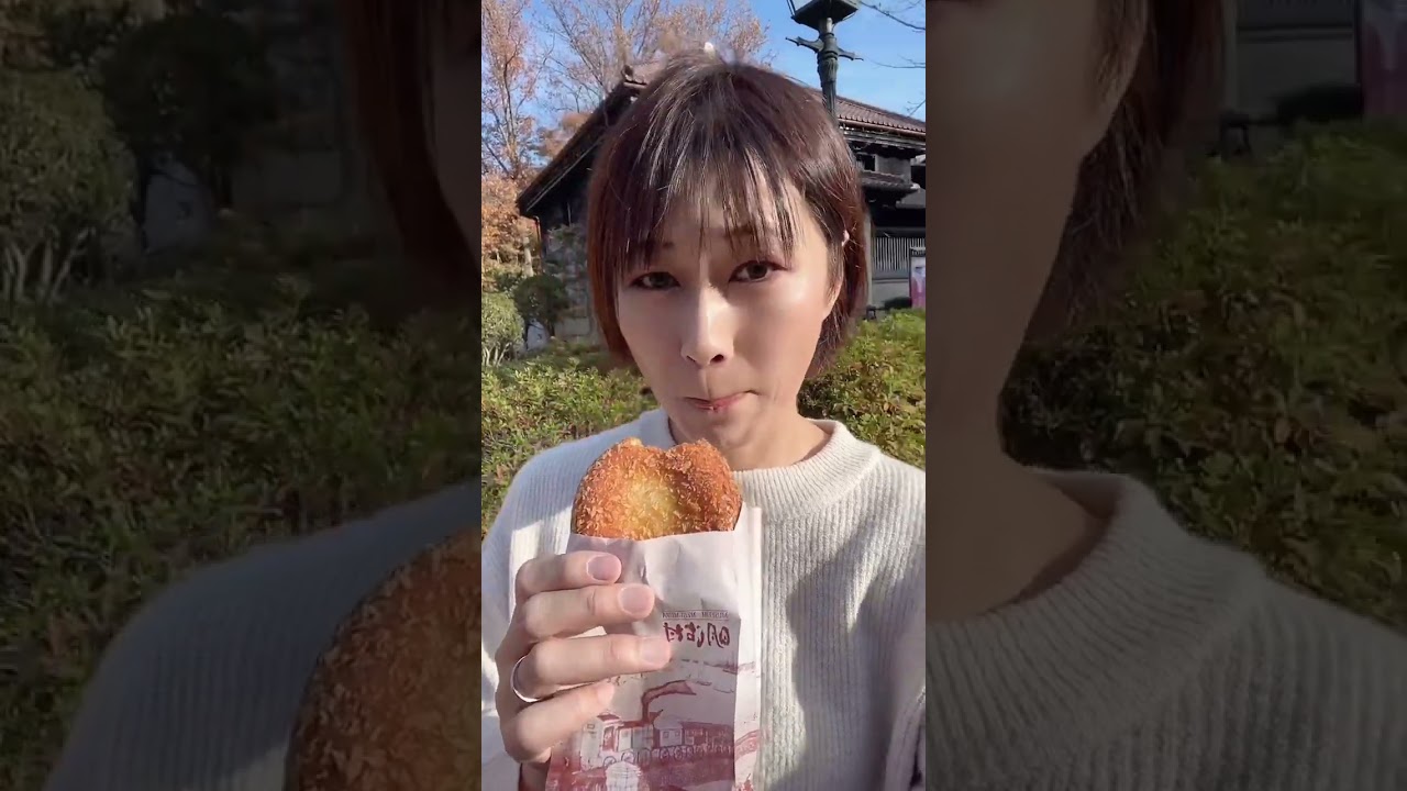 女装して明治村を散策しました。