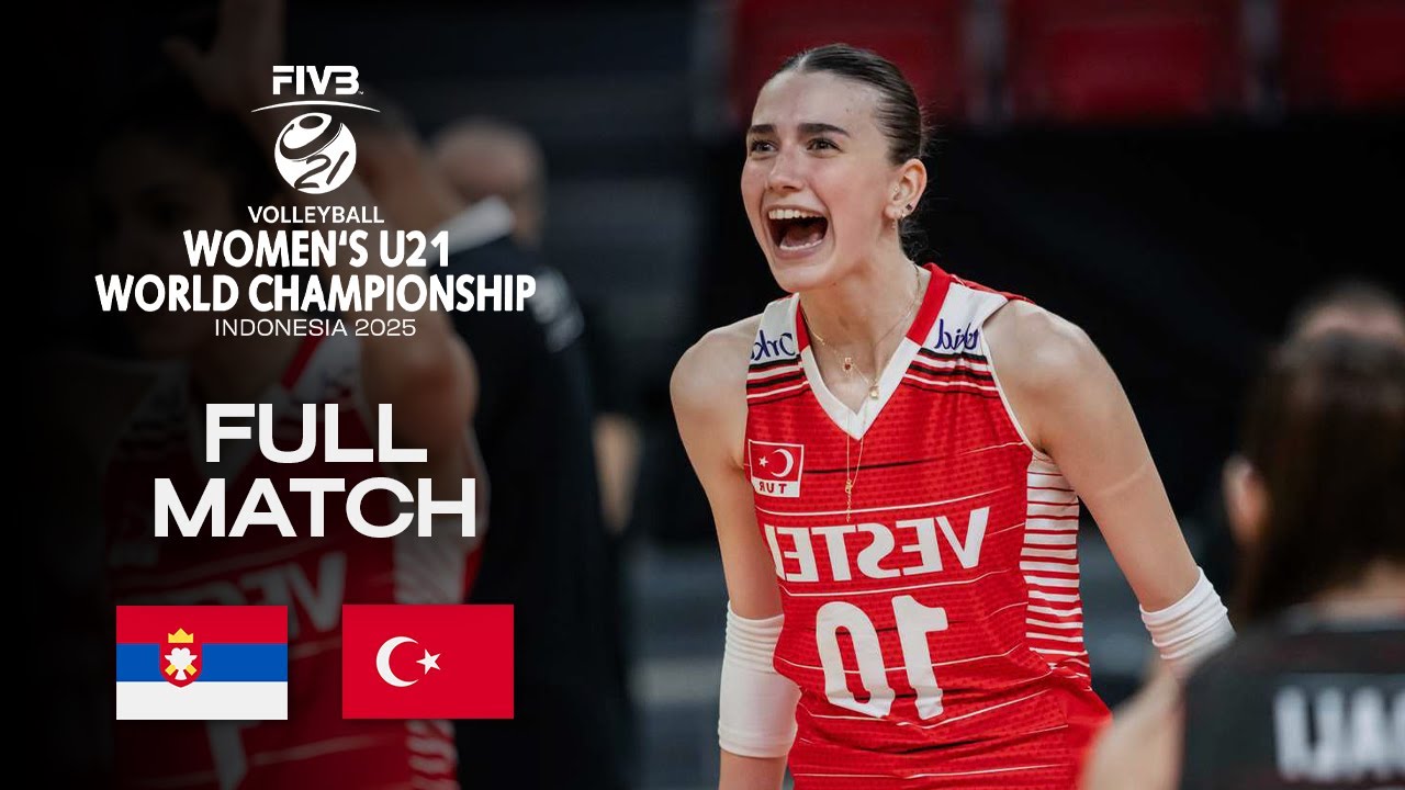 Serbia vs. Türkiye - Round of 16 | Women's U21 World Champs 2025 - Full Match