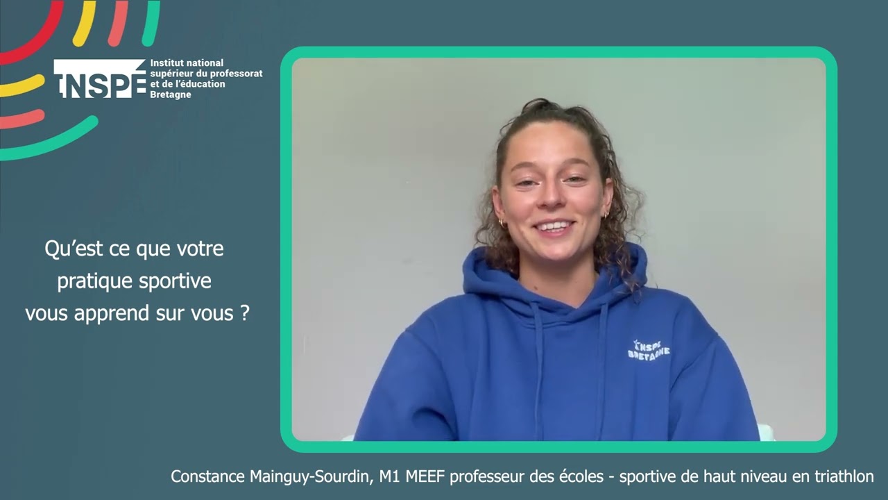 Témoignage d'une M1 PE, sportive de haut niveau en triathlon