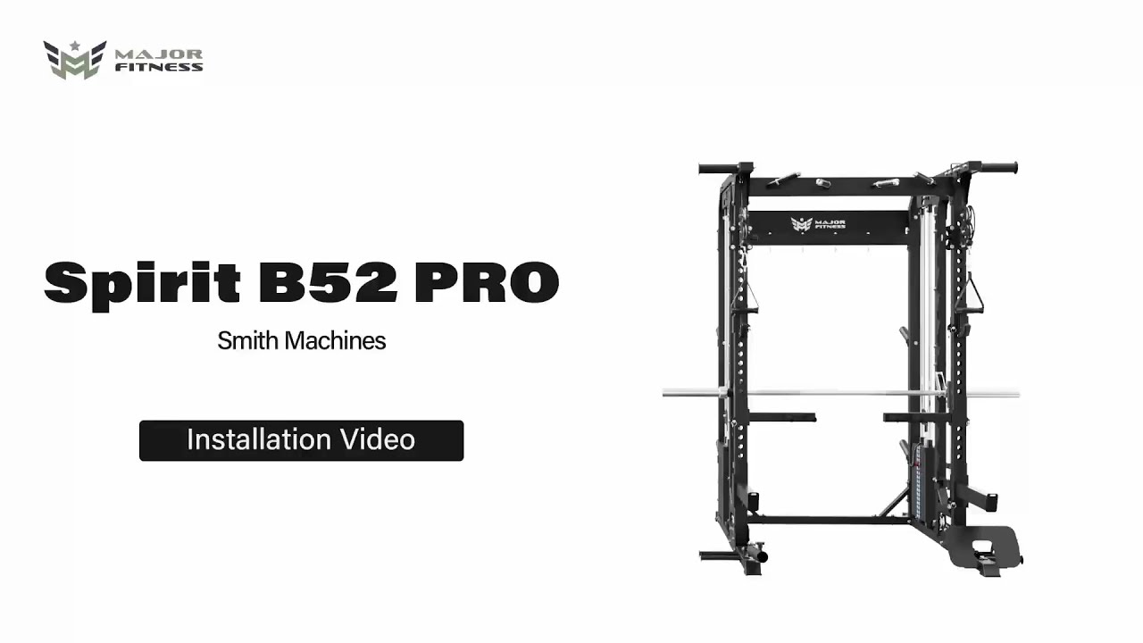 Major Fitness Spirit B52 Pro Installation | Order at FitnessZone