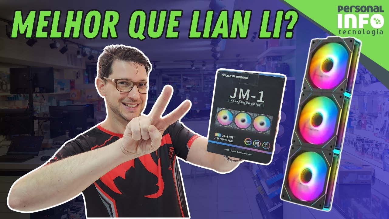 Coolers TEUCER JM-1: CÓPIA LIAN LI. Ventilação, Iluminação e Verdades ISSO ELES NÃO MOSTRAM
