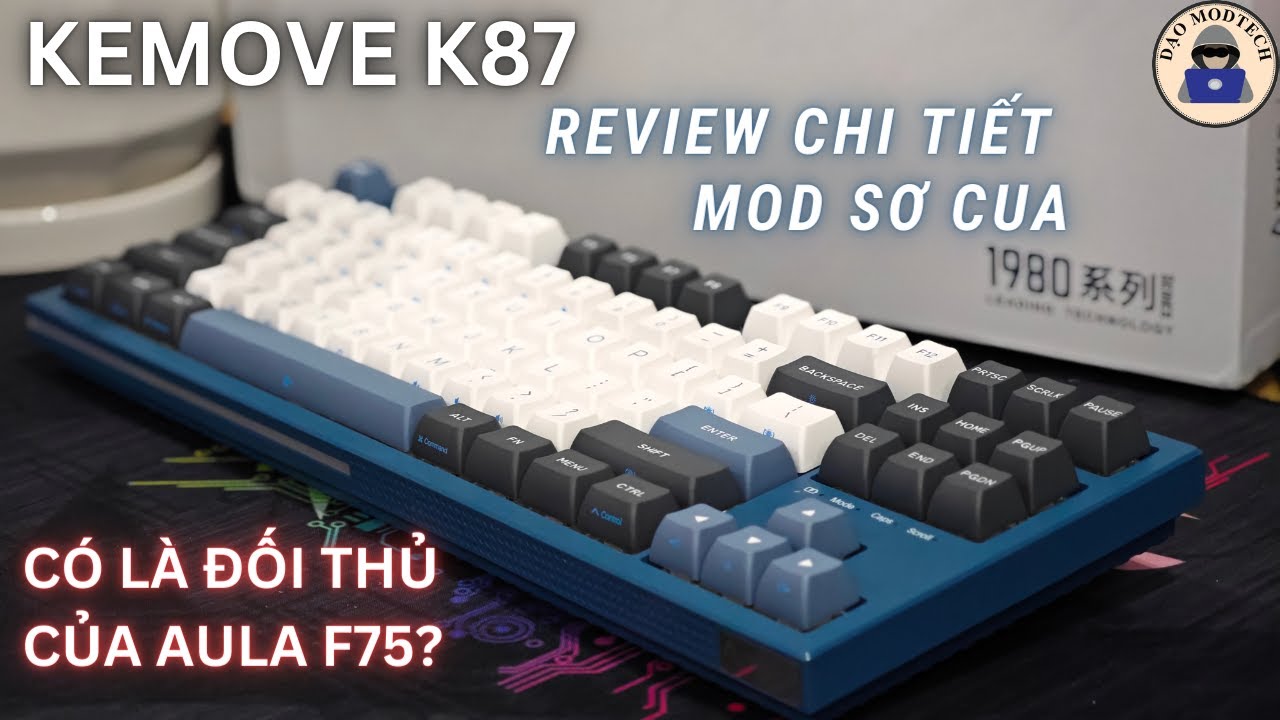 Review chi tiết KEMOVE K87 | Thêm một lựa chọn phím cơ custom full-build tầm giá 1-2 triệu!