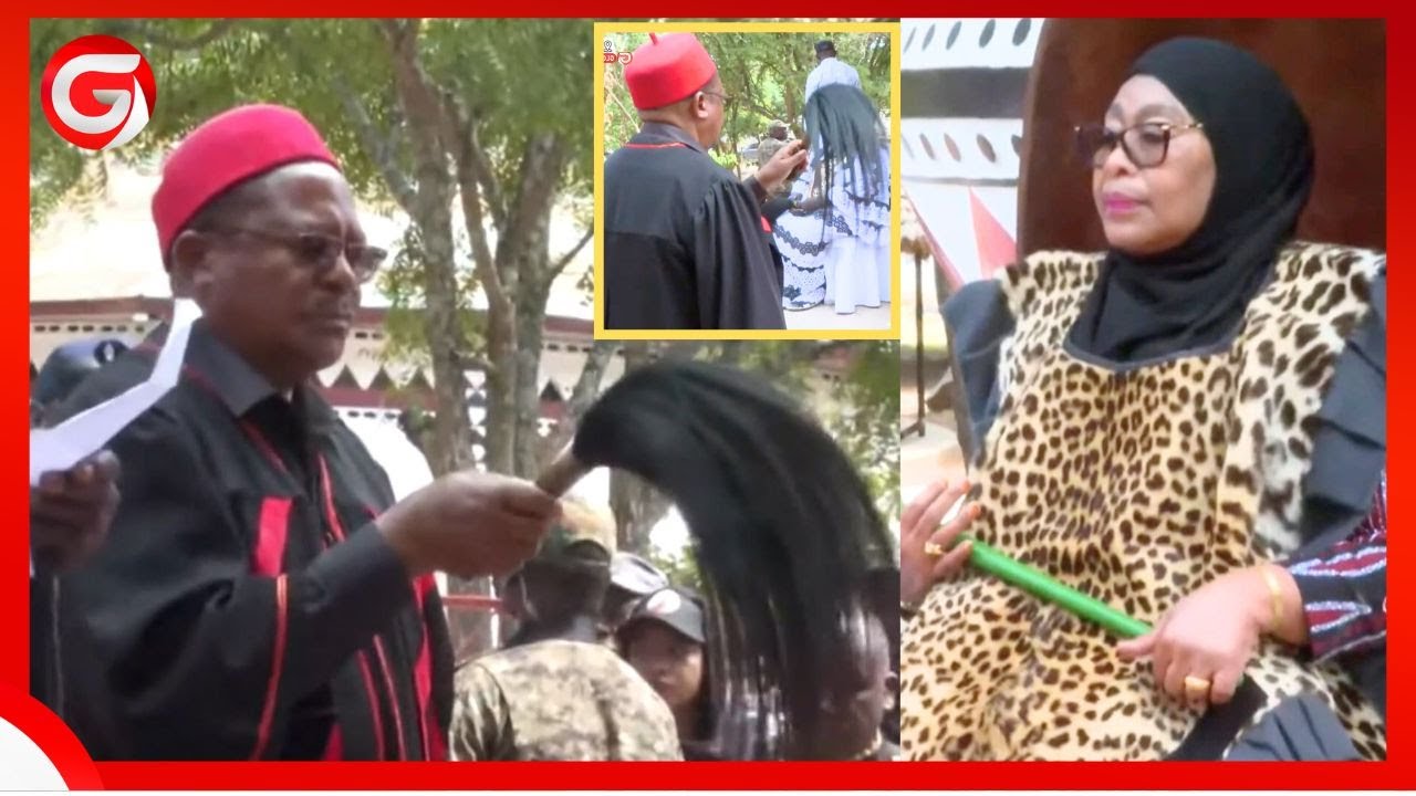 RAIS SAMIA AVALISHWA NGOZI ya CHUI - WAZEE wa KISUKUMA WAMFANYIA TAMBIKO SEHEMU MAALUM....