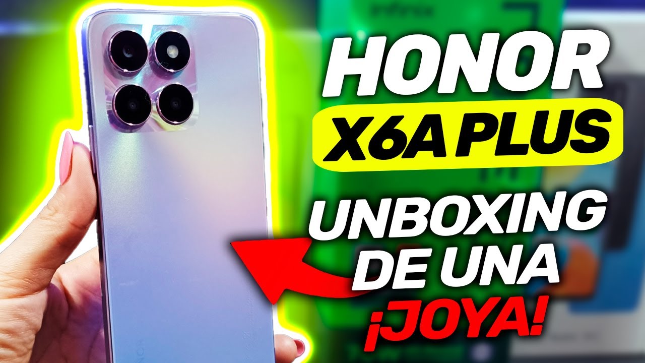 HONOR X6A PLUS UNBOXING 😍😍 &iquest;que tal?