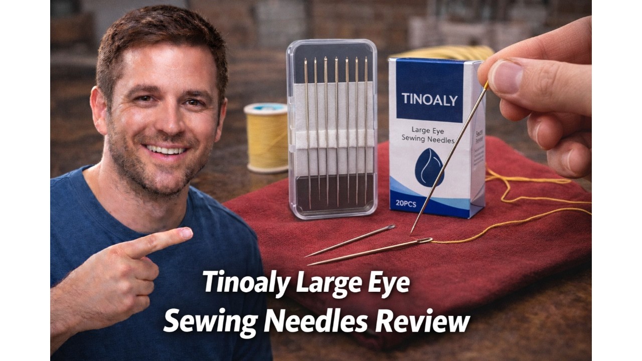 🧵 Tinoaly Large Eye Sewing Needles Review 🧵