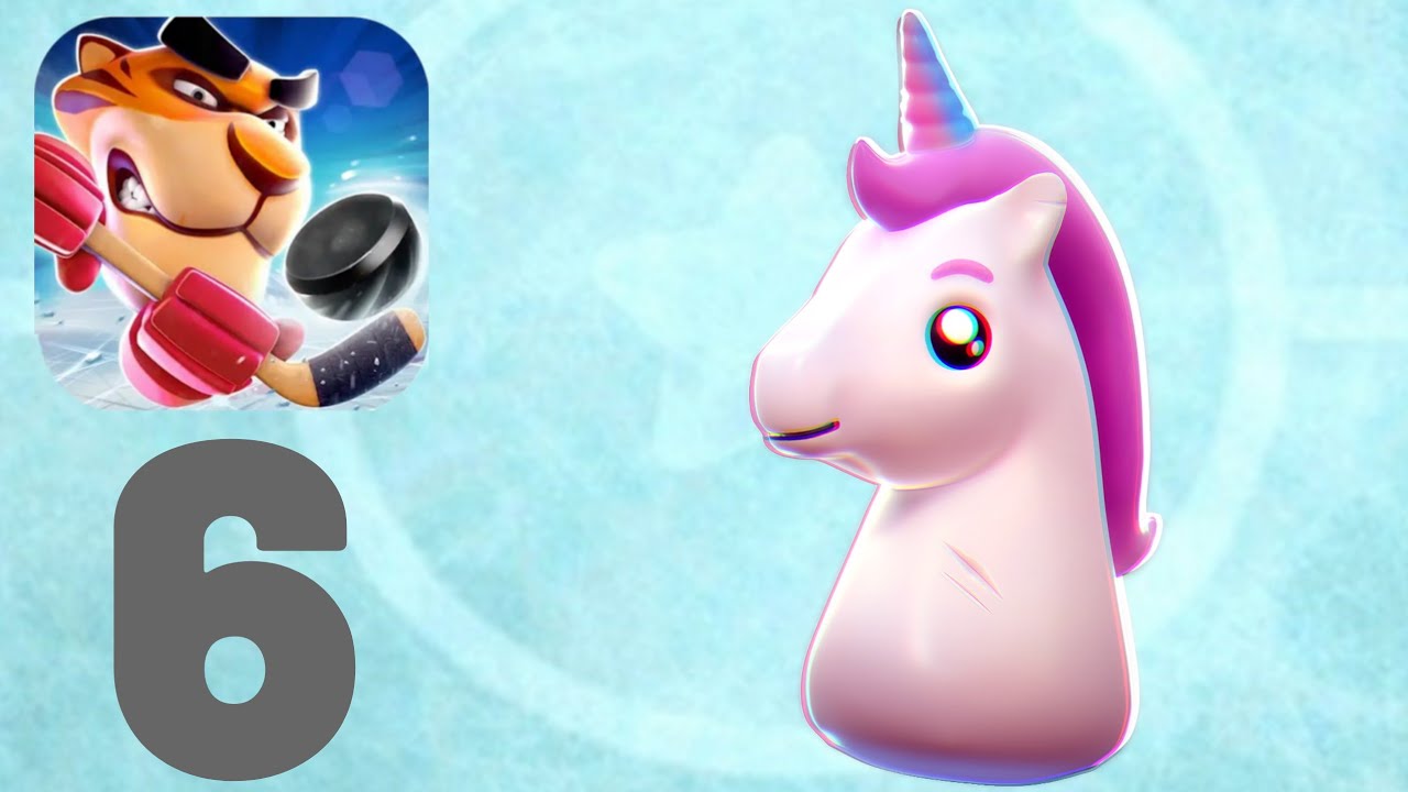 Rumble Hockey Gameplay Part 6 - Enchanting Unicorn (ios,Android)