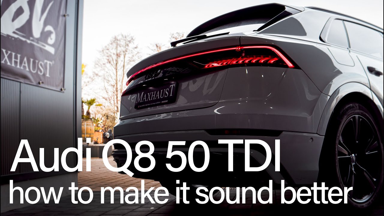 Audi Q8 50 TDI sounds better with Maxhaust | Active Sound