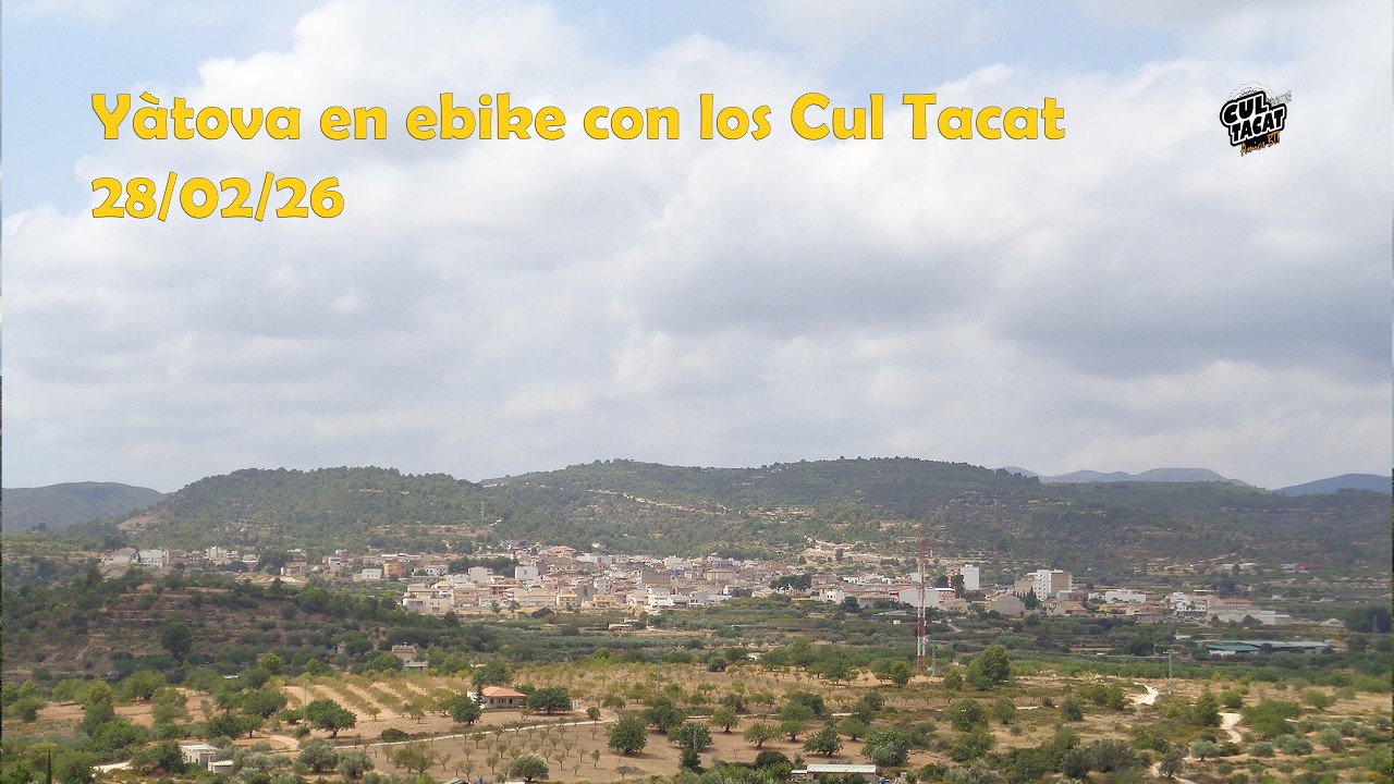 Yátova en ebike con los Cul Tacat