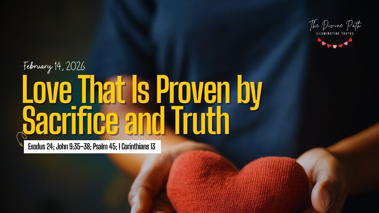 Love That Is Proven By Sacrifice And Truth | FEBRUARY 14, 2026