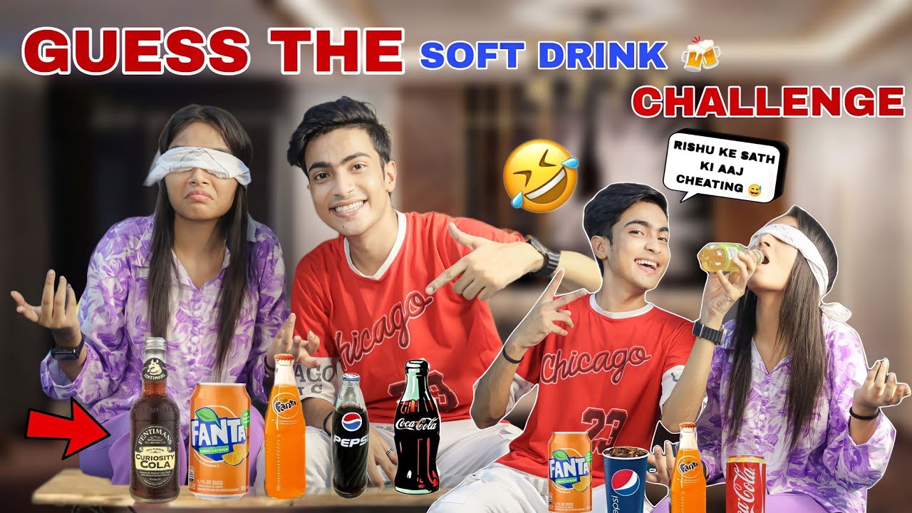 GUESS THE COLD DRINK 🍷 CHALLENGE | COUPLE EDITION