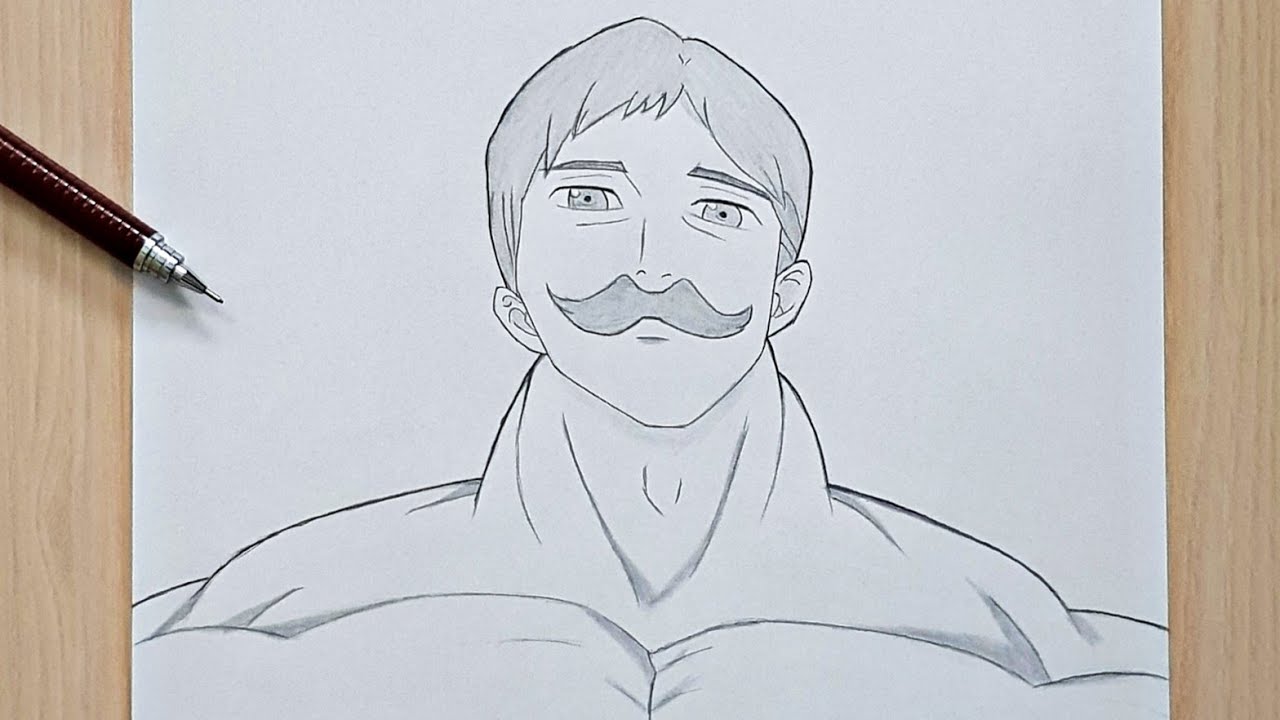 How to draw Escanor | Seven deadly sins | Escanor Easy Step by step ; Tutorial