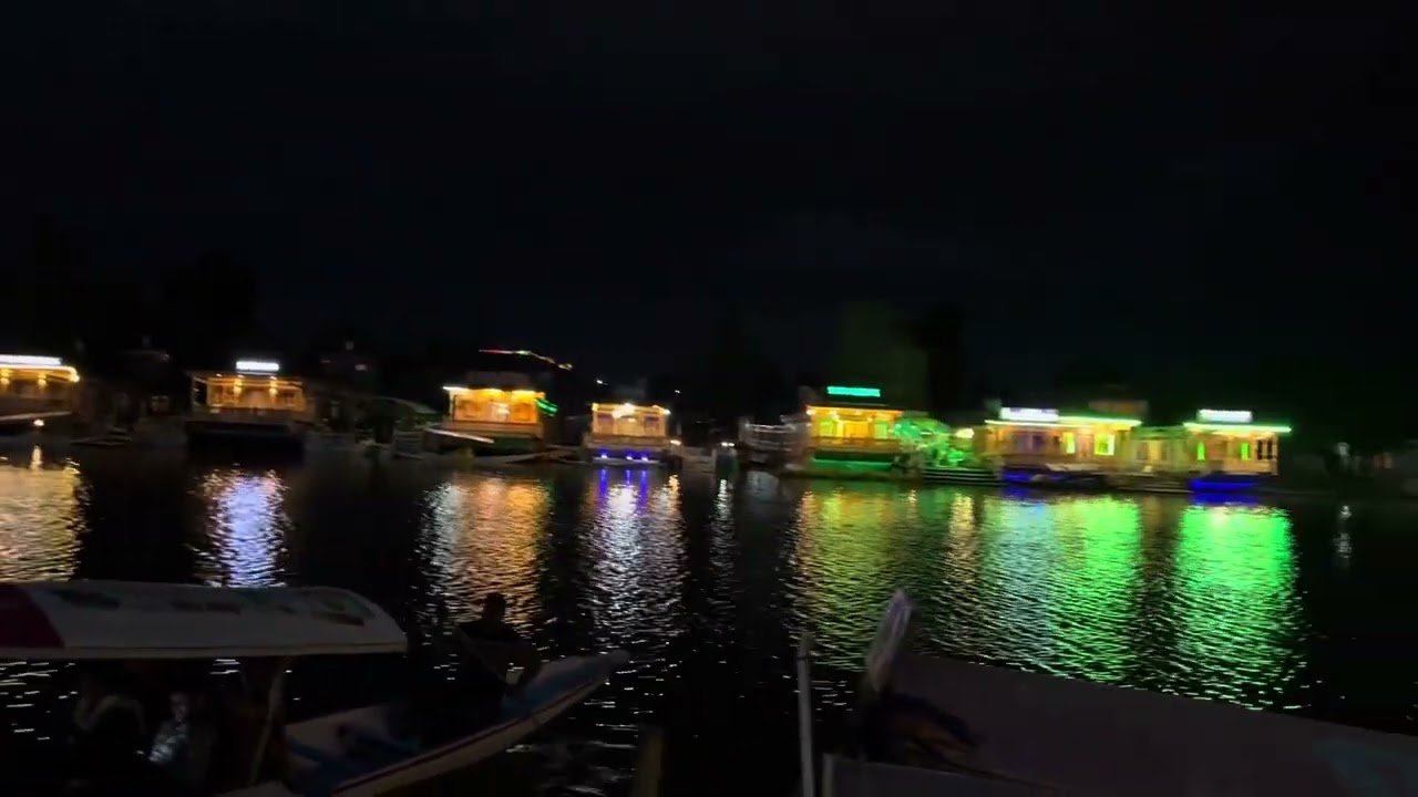 Dal Lake Srinagar | Night View