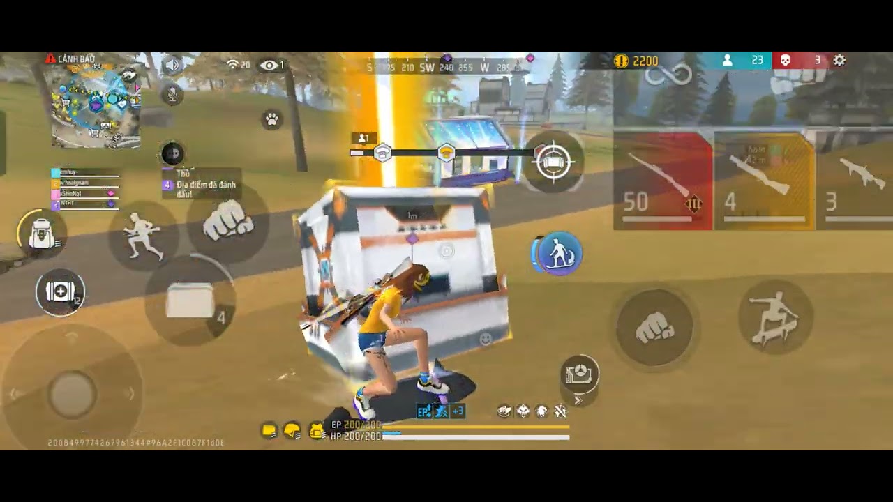 Trận đấu squad 4vs4 | 8 kills 3890 damage