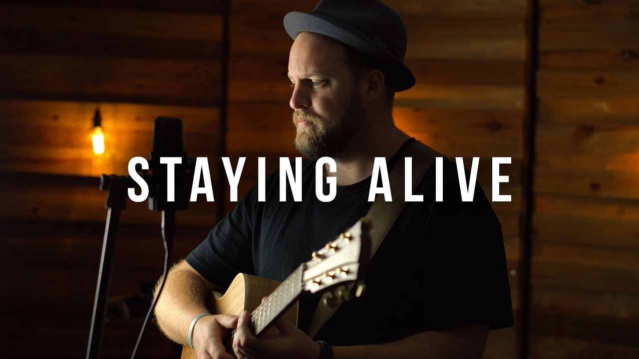 Stayin Alive - Bee Gees (Acoustic Looping Cover)