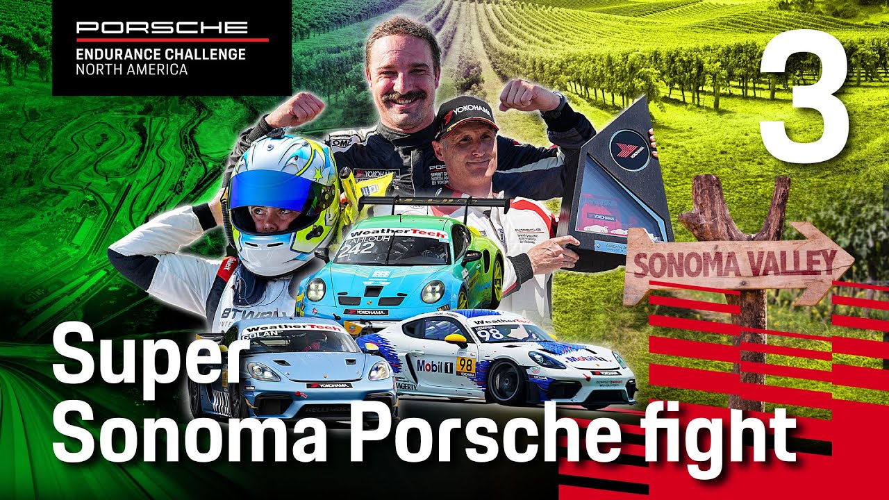 Round 3 Sonoma - Porsche Endurance Challenge North America