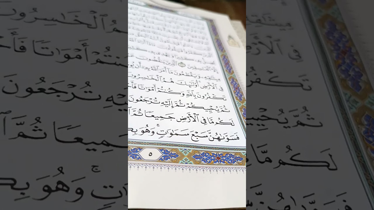 تصحيح أداء سورة البقرة أية 29/30