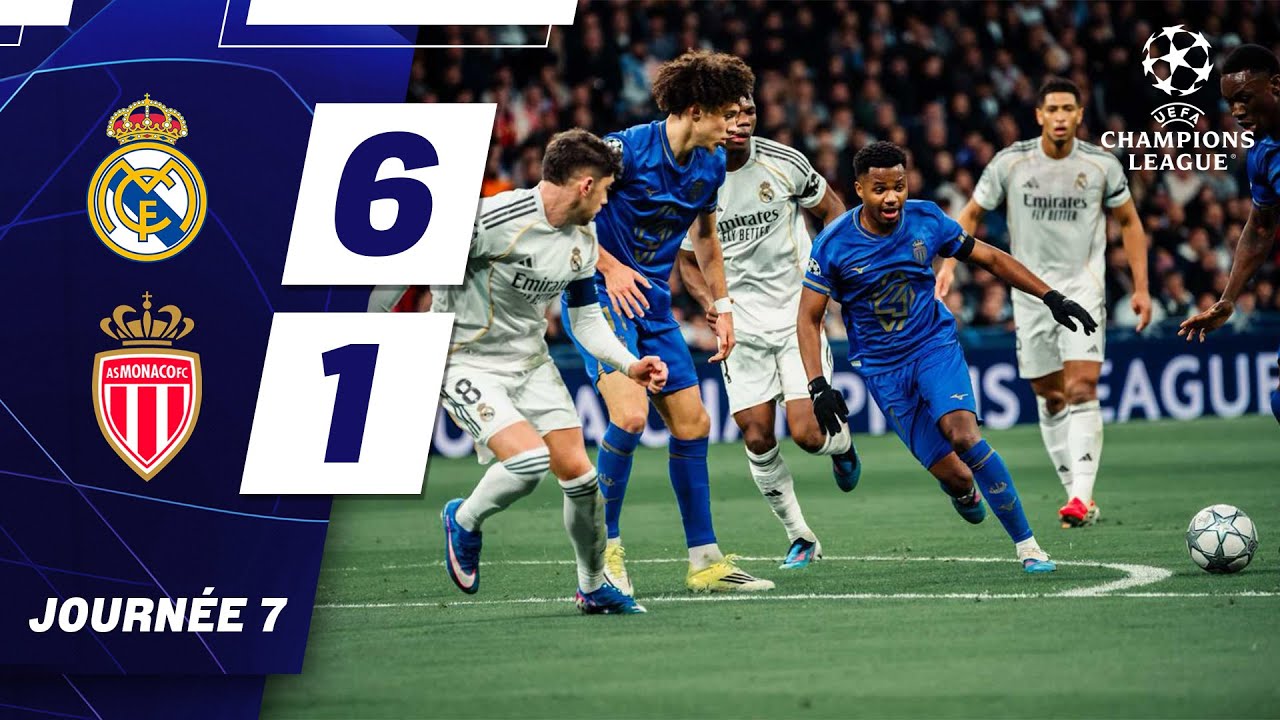 Résumé, Real Madrid 6-1 AS Monaco - Champions League